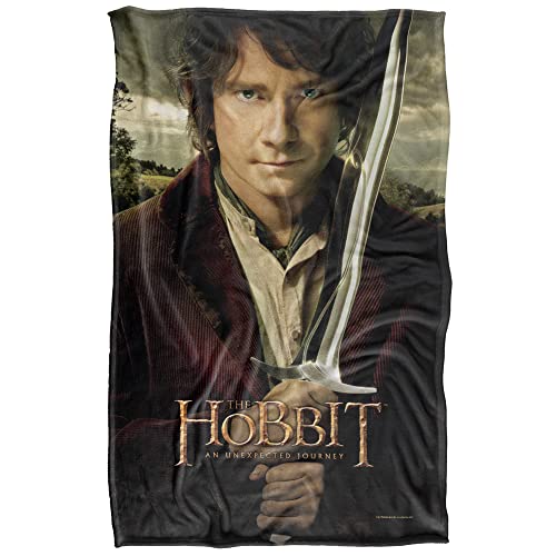 The Hobbit An Unexpected Journey Poster Manta súper Suave con Tacto Sedoso – 91 x 147 cm