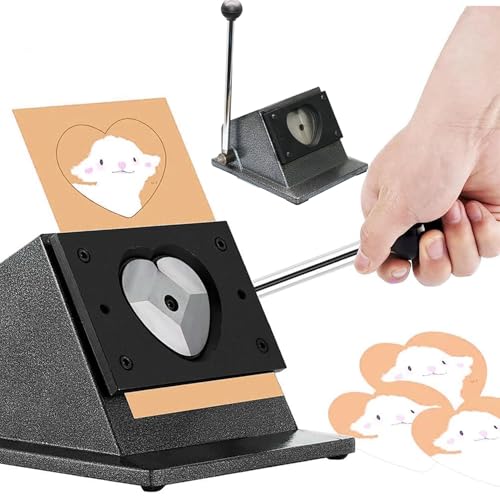 Poinçon en cœur avec lame tranchante pour coupe précise de papier et de carte