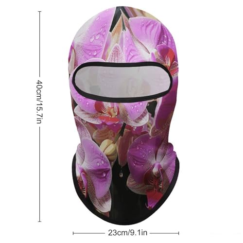 Balaclava Orchids para Hombres y Mujeres Protección Solar Transpirable Máscara Completa para la Cabeza para Senderismo, Ciclismo, Correr, Conducir miniatura 2