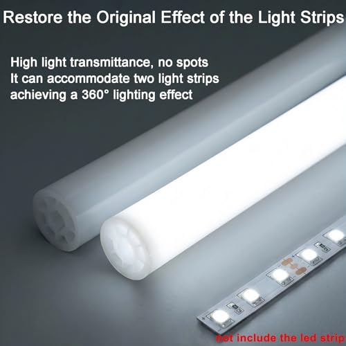 Tubo LED Neón Redondo 5M, Silicona Flexible IP65 miniatura 5