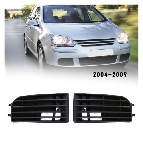 Rejilla central delantera de listón doble para parachoques de VW Golf MK5 2005-2008 5