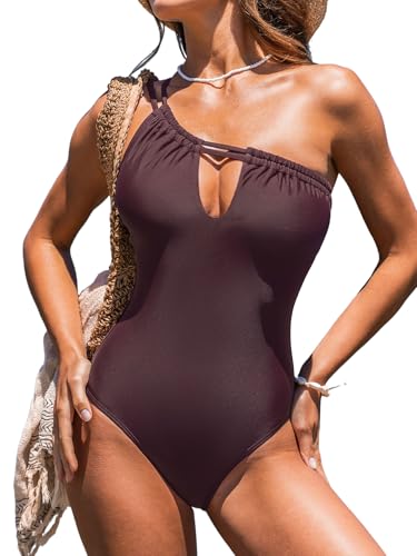CUPSHE Women's One Piece Swimsuit One Shoulder Neck Asymmetrical - Main Image