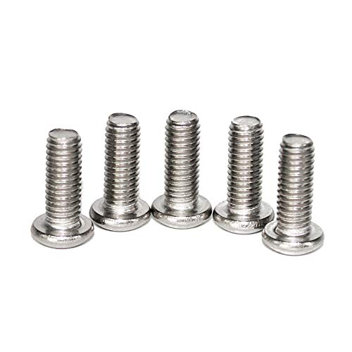 25 Stück M6 x 8 ISO 7380 MASCHINENSCHRAUBE HALBRUNDKOPF ISK, EDELSTAHL A2