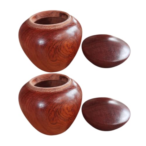 UKCOCO Urnes Funéraires Miniatures pour et Animaux de Compagnie 2 Pièces en Bois Précieux Lisse, Légères, pour Souvenirs Commémoratifs