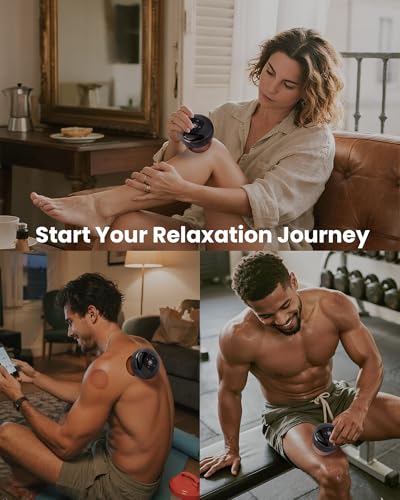 Image of UOTT 6-in-1 Smart Cupping Therapy Massager, 20 Levels Heat & Suction Electric Cupping Kit for Massage Therapy, Cupping Therapy Set for Muscle SoreneFss, Knots & Pain Relief