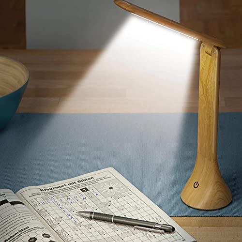 FISHTEC LED Bürolampe - 20 LED COB - Nachttischlampe Touch Bedienung - Tischlampe mit 3 Helligkeitsstufen - 180… – Bild 4