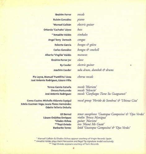 Miniatura 6 de Buena Vista Social Club Presents Ibrahim Ferrer