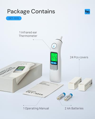 Femometer Family DET-1015 Ear Thermometer, Highly Accurate Ear Thermometer For Kids thumb #7