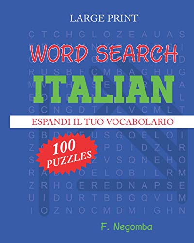 WORD SEARCH ITALIAN (Italian Edition)