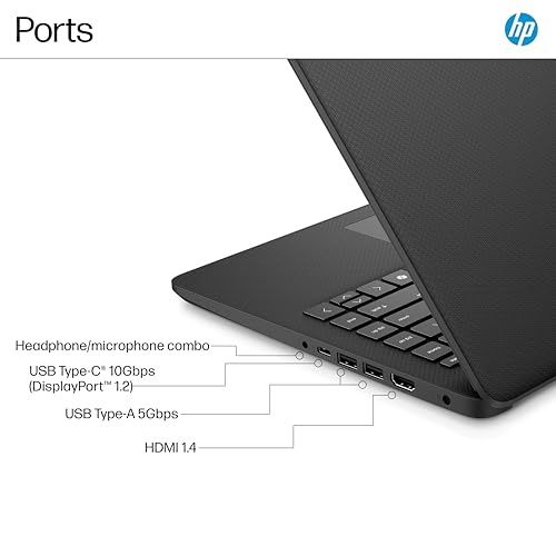 HP 14” Laptop | Intel Celeron N4500 Processor | 4 GB RAM | 64GB eMMC | Intel UHD Graphics | HD Display | 12 hrs battery | Microsoft 365 Personal 12 month included | Windows 11 | Black | 14s-dq3001sa - Image 8