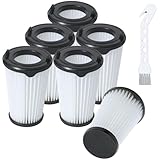 Inwee 6 filtros CX7 para Aspiradora AEG Ergorapido de batería, Accesorios AEF150, Repuesto para Filtros CX7 Flexibility Animal de Repuesto para Todos los Modelos CX7-2 y QX8 Animal X Power CX7-2-45an