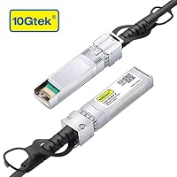 10Gtek für Ubiquiti UniFi SFP+ to SFP+ Kabel 0.5-Meter(1.65ft), 10GBASE-CU SFP+ Direct Attach Copper(DAC) Twinax Kabel, Passiv – Ansicht 2