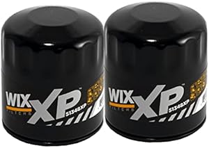 Wix Xp Pair Set Of 2 Engine Motor Oil Filters For Chevrolet Chrysler Dodge Ford Geo Jaguar Jeep Land Rover Lexus Lincoln Mazda Mercury MG Plymouth Saab Saturn Suzuki Toyota Volkswagen Yugo
