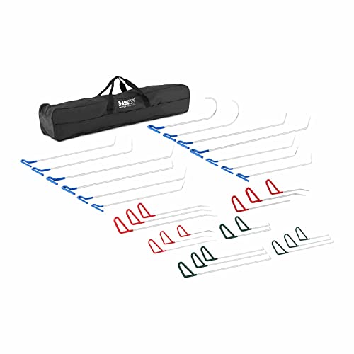 MSW Set De Varillas para Reparar Abolladuras En Carrocería MSW-DA-22 (30 Varillas, Material: aleación de Acero, Manejo Sencillo)