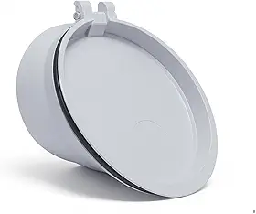 Válvula de Retenção para Esgoto 100mm em PVC com Tampa e Vedação -(4 Polegadas)