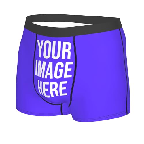 Custom Boxers For Men Father Husband Add Your Text Picture Name Logo Personalized Funny Boxers Customize Underwear2