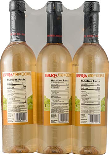 Image of Iberia Dry White Cooking Wine, 25.4 oz (Pack of 3)