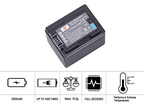 Batería Canon BP-718 BP-727F de iones de litio DSTE sin efecto memoria 7