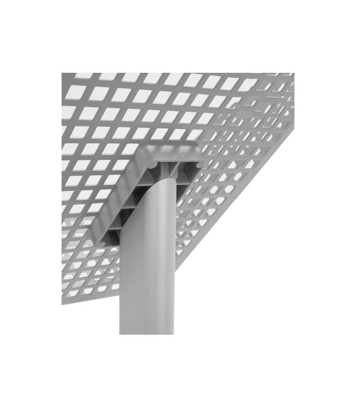 Atril Metálico con Portafolletos A5 | Expositor A5 de Pie Plateado, con Soporte, Fabricado en Acero y Aluminio | Porta Catálogos para Ferias, Eventos o Negocios