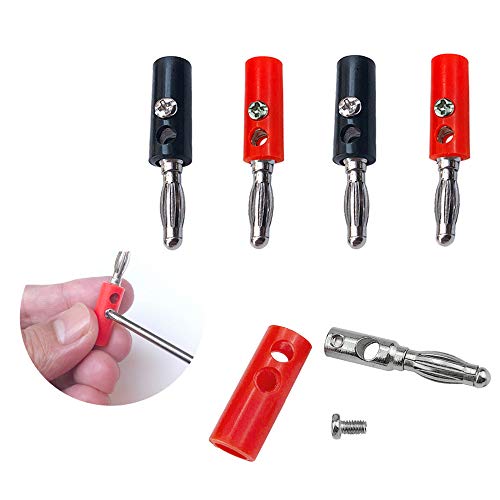 Aiqeer 20 Paia 4 mm Banana Connettore Set, 4 mm