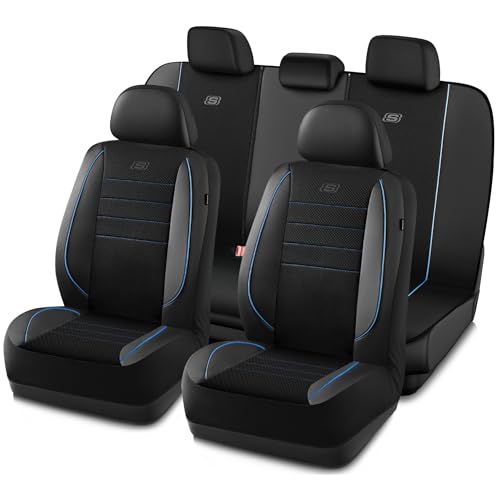 Housse de siège de voiture en cuir Skechers contre le mal de dos en conduite