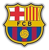 Barcelona FC Spain Soccer Football Vinyl Decal Sticker Car Decal Bumper Sticker for Use on Laptops Windowson Water Bottles Laptops Windows Scrapbook Luggage Lockers Cars Trucks