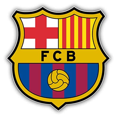 Barcelona FC Spain Soccer Football Vinyl Decal Sticker Car Decal Bumper Sticker for Use on Laptops Windowson Water Bottles Laptops Windows Scrapbook Luggage Lockers Cars Trucks