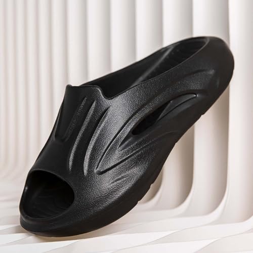 Men's Summer One word Drag Non slip Beach Sandals Thick soled Sandals Perfect for Family, Beach, and Travel4