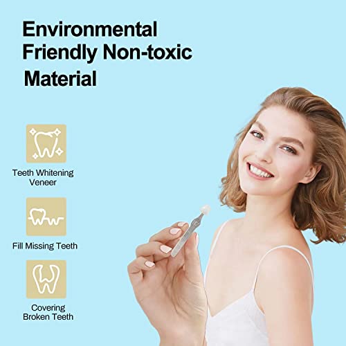 Tooth Repair Kit，Filling The Missing Broken Tooth And Gaps,Moldable Fake Teeth And Thermal Beads Replacement Kit，Regain Confidence Smile（White-K1） #TOP1