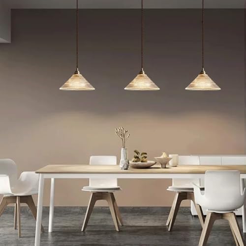 Lustre en verre parapluie et plafonnier suspension unique pour decoration de bar