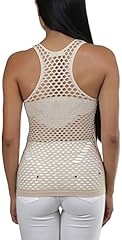 Racerback Butterfly Mesh-back - Nude