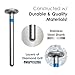 Medidenta Galil Diamond Multi-Use Dental Bur - Wheel Shape Medium Grit 909-050M, FG Shank, 5.0mm Head Diameter, High-Speed Cutting for Occlusal Reduction & Composite Finishing (10 Pack)