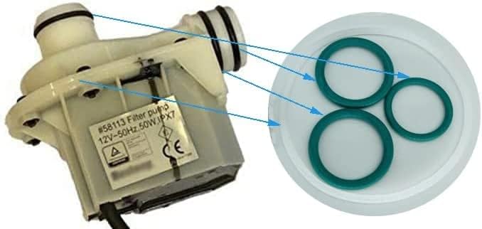 Miniatura 4 de Bomba de agua para bañera de hidromasaje P4071 58113 E02 Kit de reparación para Coleman Lay-Z-Spa con impulsor y ejes