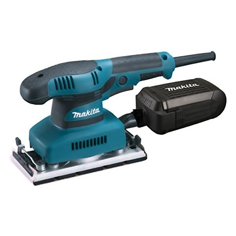 Makita BO3711J Schwingschleifer 190 W im MAKPAC, Schwarz, Blau, (L x B x H) 253 x 92 x 154 mm Cover
