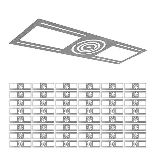 ASD 48 Pack New Construction Mounting Plate with Symmetric Round Hole - 3-4-6
