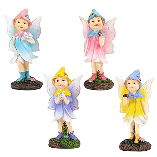 JelyArt 4 Figuras Miniaturas De Flor Hadas Cover