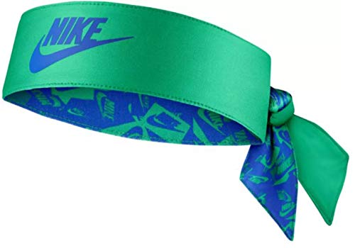 Nike Youth Dri-FIT Reversible Head Tie (Green/Game Royal)