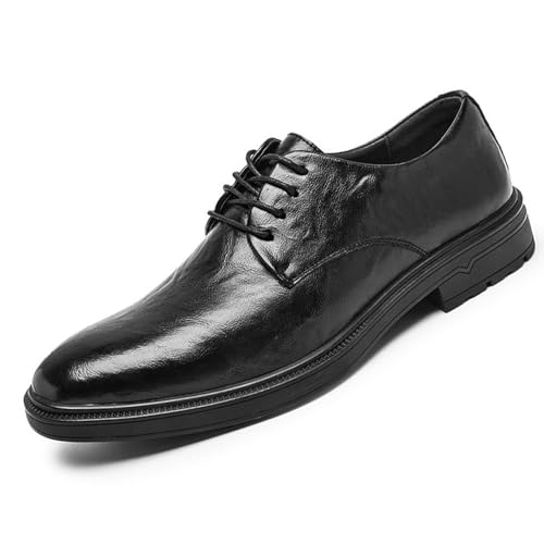 Men’s Formal Oxfords Shoes for Men, Round Toe Lace-up Comfort Oxford Dress Formal Wedding Gentleman Shoes
