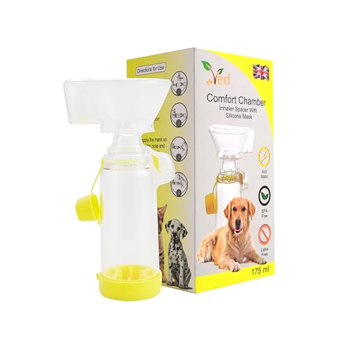 Pet Inhaler Spacer (Comfort Chamber) for Improved Breathing of Your cat and Furry Friend (Yellow) - Image 3
