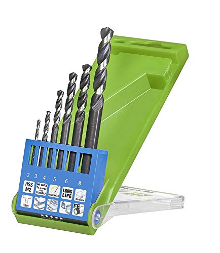 kwb Akku-Top Metallbohrersatz HI-NOX 258806 (Kurze Spiralnut für mehr Stabilität, Spezieller...