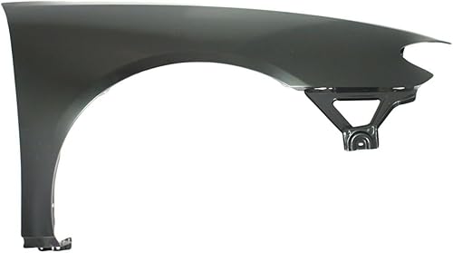 HHYOGLLY Guardabarros delantero derecho lado del pasajero de acero imprimado sin agujeros de moldeo 9613295