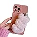 WXJY Étui de téléphone de téléphone de téléphone Cardiaque 3D Peluche pour iPhone 11 12 Pro Max x XR XS 7 8 Plus Couvercle Mignon Silicone Doux,C,for iPhone7