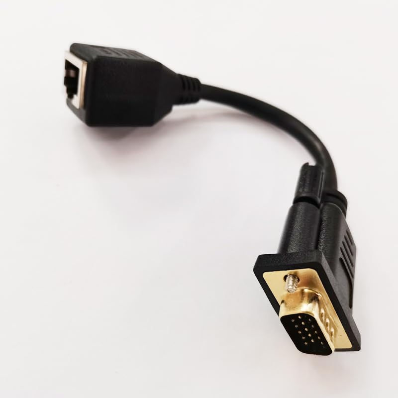 Wiring Connecting Terminals - NCHTEK VGA 15Pin DB15 D-Sub 15 Male to RJ45 Female Connector Converter Extender Adapter Cable About 15CM/1PCS