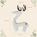 Christmas Creative Elk Posing Pillow Newborn Photography Props Newborn Shooting Elk Antler Pillow Baby Room Decoration Infant Photo Studio Posing Props (Beige)