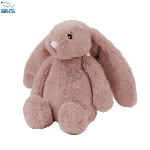 Best-Pet-Supplies-Interactive-Bunny-Buddy-Dog-Toy-with-Crinkle-and-Squeaky-Enrichment-for-Small-and-Medium-Breed-Puppies-or-Dogs-Cute-and-Plush-Bunny-Mauve