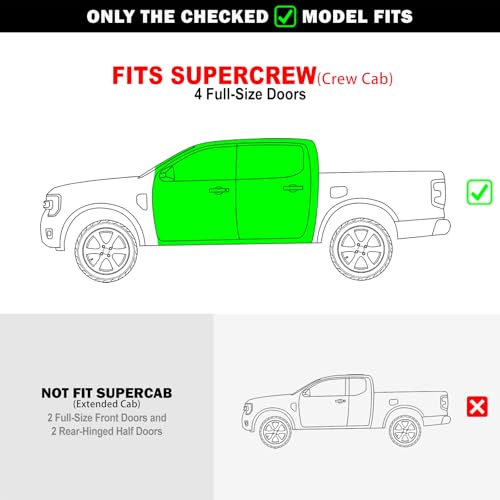 Estribos laterales para Ford Ranger 2019-2026 acero inox miniatura 6