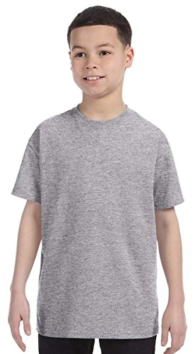 Gildan 5000B Youth 100% Cotton Tee - Sport Grey - S