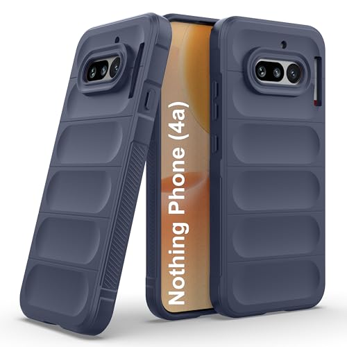 Image of Zapcase Back Case Cover for Nothing Phone (4a) | Compatible for Nothing Phone (4a) Back Cover | Liquid Silicon Magic Case with Camera Protection | Sapphire