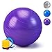 HebyTinco Pelota de Gimnasia, Pelota de Yoga, para el hogar, para el Embarazo, Pilates, Yoga, para Ejercicios Abdominales y Ejercicios básicos de rehabilitación de Hombros (púrpura, 55cm)