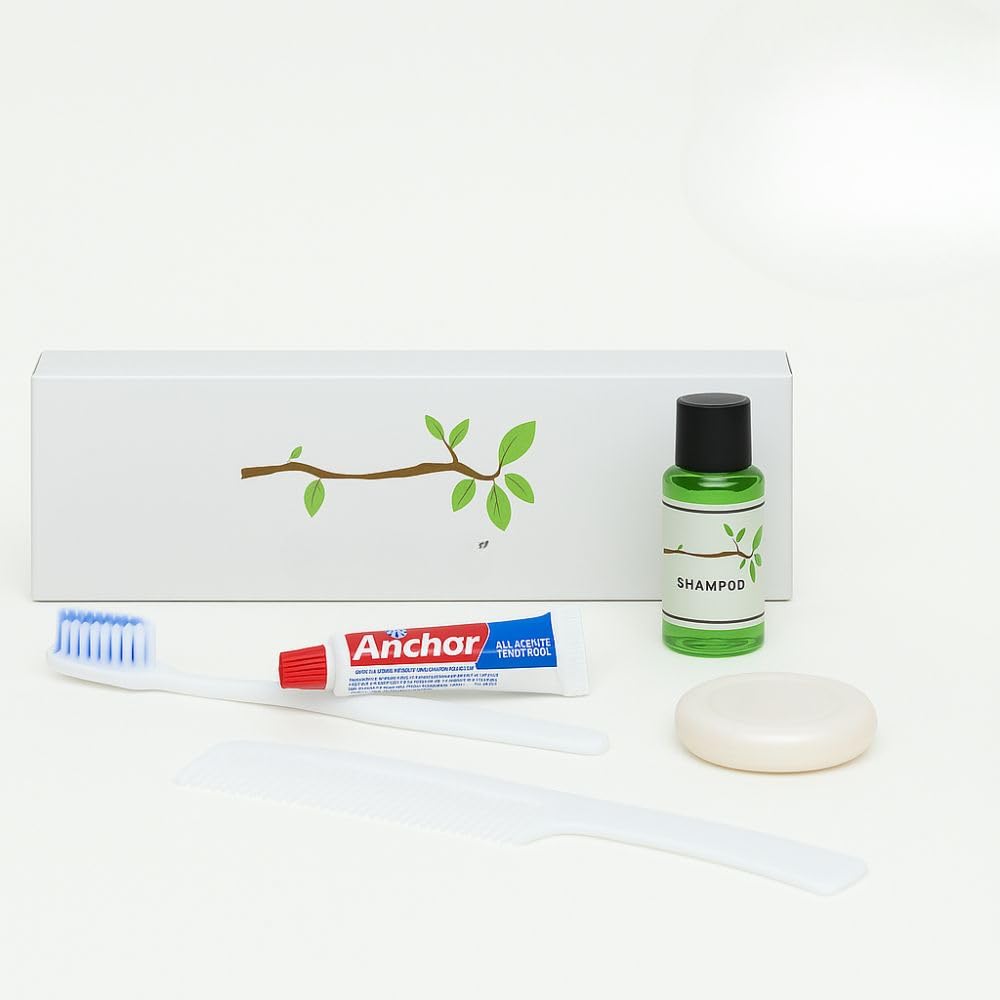 Hotel Toiletries Accessories Kit - 200 Pcs | Guest Room Amenities & Hospital Kit | Comes In a Card Box | Marriage Guest Toiletry | Ideal For Hotels, AIR BNBs and Resorts-image-26